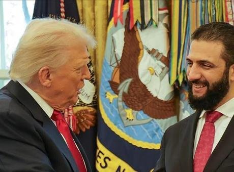 Suriye Cumhurbaşkanlığından yapılan açıklamaya göre, Cumhurbaşkanı Şara, ABD Başkanı Trump