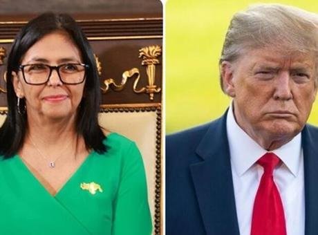 Venezuela Geçici Devlet Başkanı Delcy Rodriguez, ABD Başkanı Donald Trump