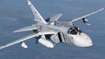 Ukrayna ordusuna ait Su-24M tipi bombardıman uçağı düştü Ukrayna Ordusu Hava Kuvvetleri Komutanlığına ait sosyal medya hesabından yapılan