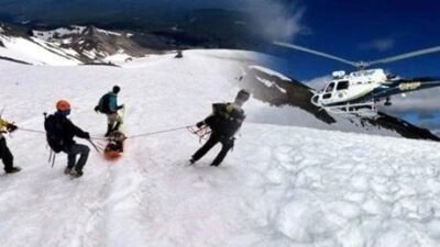 ABD’nin Kaliforniya eyaletindeki Shasta Dağı’nda yaşanan dağ kazası, başarılı bir