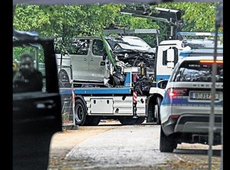 Berlin polisinden yapılan açıklamada, Spandau ilçesindeki bir hobi bahçesinde saklandığı