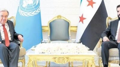 17 yıl aradan sonra Şam’ı ziyaret eden ilk BM Genel