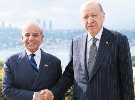 Cumhurbaşkanı Recep Tayyip Erdoğan, dün İstanbul’a gelen Pakistan Başbakanı Şahbaz