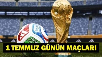 Kaynak:Cnnturk.com 1 Temmuz günün maçları, Dünya Kupası maç takvimi araştırılıyor.