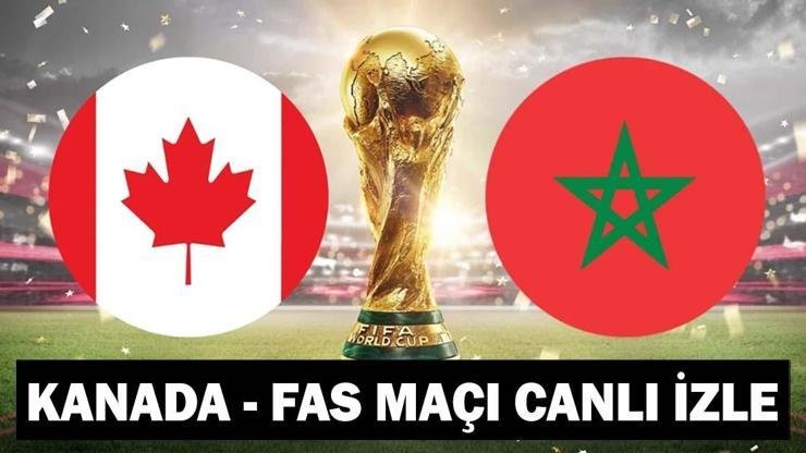 KANADA – FAS MAÇI CANLI İZLE TRT1 ŞİFRESİZ | Kanada – Fas maçı ne zaman, saat kaçta? 2026 Dünya Kupası son 16 turu Kaynak:Cnnturk.com 2026 FIFA Dünya Kupası’nda son 32 turunu geçmeyi başaran