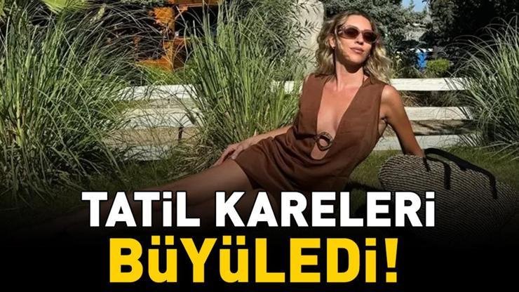 Kaynak:Cnnturk.com Ünlü oyuncu Sinem Kobal, tatilde kızları Lalin ve Leyla’yla