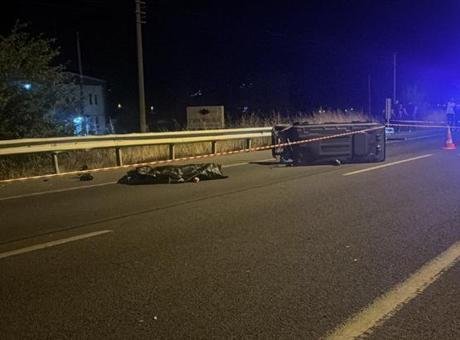 Kütahya’nın Tavşanlı ilçesinde motosiklet ile elektrikli bisikletin çarpışması sonucu 1