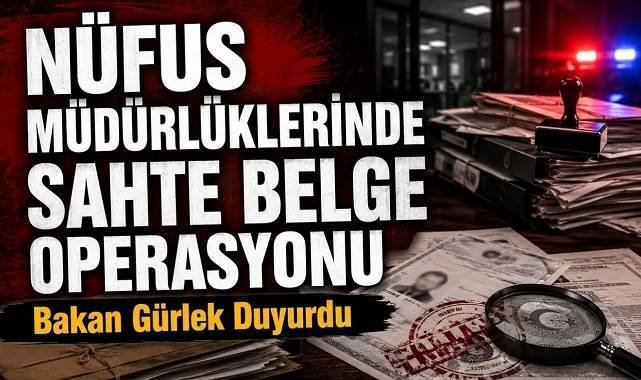 Adalet Bakanı Akın Gürlek, resmi belgede sahtecilik iddialarına ilişkin yürütülen