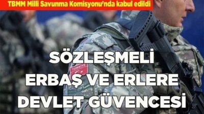 Sözleşmeli erbaş ve er olarak en az 7 yıl hizmet