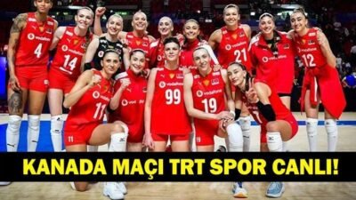 TÜRKİYE KANADA VOLEYBOL MAÇI CANLI İZLE: VNL Filenin Sultanları Kanada Maçı TRT Spor Canlı Yayında! İşte Maç Yayını Kaynak:Cnnturk.com Haberlerimizi Google’da Takip Edin Gelişmelerden anında haberdar olun. Google’da