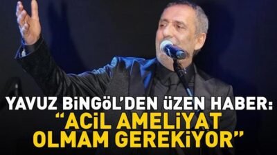 Yavuz Bingöl’den üzen haber: ‘Acil ameliyat olmam gerekiyor’ Kaynak:Cnnturk.com Yaşadığı sağlık sorunu sebebiyle Malatya’da vereceği konseri iptal eden