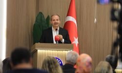 Genel Başkan Mahmut Faruk Doğan ve Genel Başkan Yardımcısı Mustafa