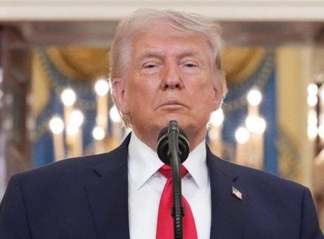 Fox News muhabiri Trey Yingst, ABD Başkanı Donald Trump ile