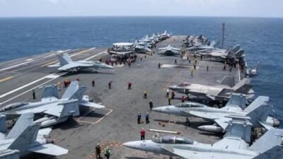 ABD’den Orta Doğu’ya yeni uçak gemisi! | USS George Washington göreve başladı ABD ile İran arasındaki gerilim sürerken, uzun süredir bölgede görev