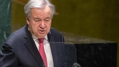 Birleşmiş Milletler (BM) Genel Sekreteri Antonio Guterres, sanal medya hesabından
