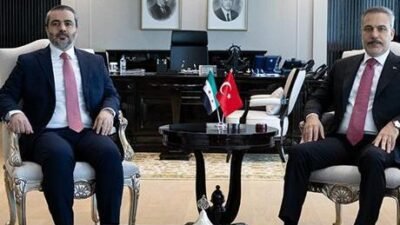 Dışişleri Bakanı Hakan Fidan, Suriye Dışişleri Bakanı Esad Hasan Şeybani