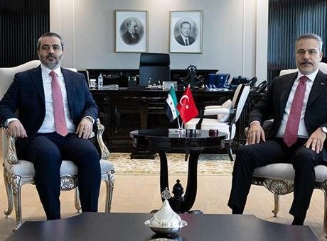 Dışişleri Bakanı Hakan Fidan, Suriye Dışişleri Bakanı Esad Hasan Şeybani
