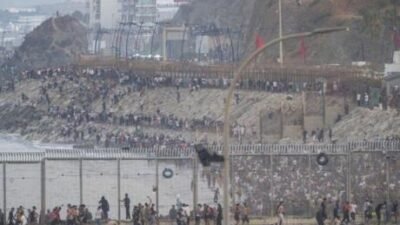 EFE haber ajansına göre, Fas’tan İspanya’nın Sebte kentine geçen düzensiz