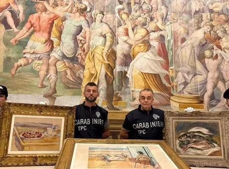 İtalyan polisi Mart ayında Parma yakınlarındaki Magnani Rocca Vakfı’nın villasından