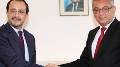 Kıbrıs’ta KKTC Cumhurbaşkanı Erhürman ile GKRY lideri Hristodulidis görüşmesi ertelendi KKTC Cumhurbaşkanlığından yapılan yazılı açıklamada, Cumhurbaşkanı Erhürman ile GKRY lideri