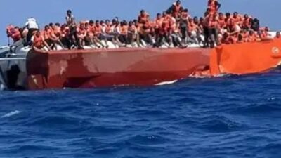 Kuzey Kıbrıs Türk Cumhuriyeti’nin (KKTC) Girne açıklarında 267 kişinin bulunduğu