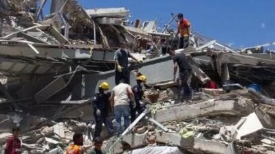 Ulusal Afet Risk Yönetimi Biriminden (UNGRD), ülkeyi vuran 7,4 büyüklüğündeki