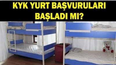 KYK YURT BAŞVURUSU NE ZAMAN? 2026-2027 GSB KYK yurt başvuruları başladı mı, başvurular nasıl yapılır? Gözler GSB’ye çevrildi! Kaynak:Cnnturk.com Haberlerimizi Google’da Takip Edin Gelişmelerden anında haberdar olun. Google’da