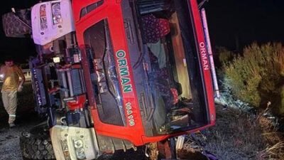 Muğla’daki orman yangınına destek görevini tamamlayıp dönüşe geçen 16 CCE