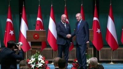 Cumhurbaşkanı Erdoğan, Türkiye’yi ziyaret eden Avusturya Başbakanı Christian Stocker ile