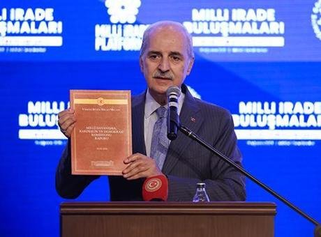 TBMM Başkanı Numan Kurtulmuş, MÜSİAD’ın Bakırköy’deki merkezinde Milli İrade Platformu
