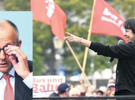Berlin’de Merz’in partisi CDU ile muhalefetteki Sol Parti birincilik için