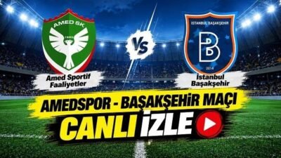 Kaynak Cnnturk.com Trendyol Süper Lig’in 5. haftasında Amedspor ile Başakşehir