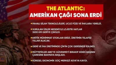 The Atlantic’te yer alan “Amerikan Çağı Sona Erdi” başlıklı değerlendirme,