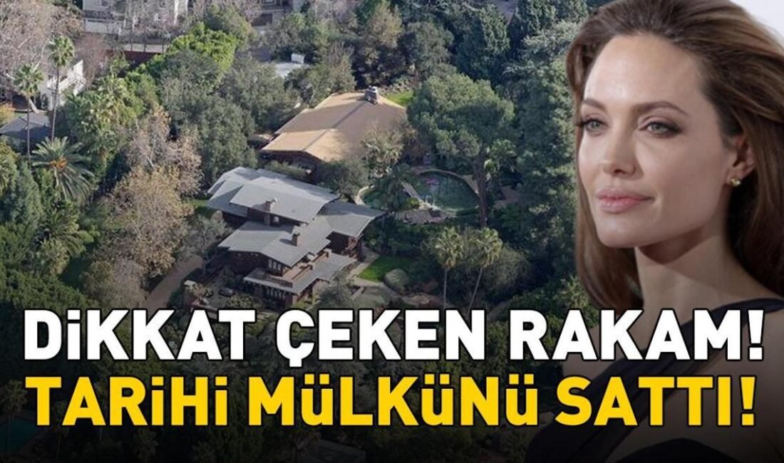 Angelina Jolie tarihi mülkünü sattı! DİKKAT ÇEKEN RAKAM! Kaynak Cnnturk.com Hollywood yıldızı Angelina Jolie, Los Angeles’taki tarihi mülkünü