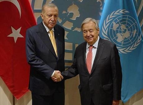 Cumhurbaşkanı Recep Tayyip Erdoğan, BM Genel Kurul Salonu’nda BM’nin 81.