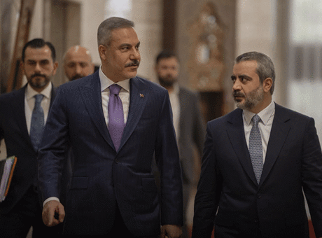 Dışişleri Bakanı Hakan Fidan, Suriye Dışişleri Bakanı Esad Hasan Şeybani