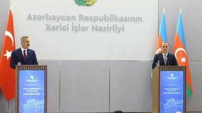 Dışişleri Bakanı Hakan Fidan, Azerbaycan Dışişleri Bakanı Ceyhun Bayramov ile