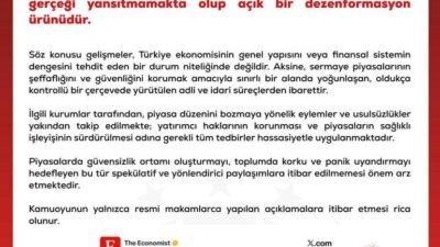 Kaynak DHA İletişim Başkanlığı Dezenformasyonla Mücadele Merkezi (DMM), fon piyasasında