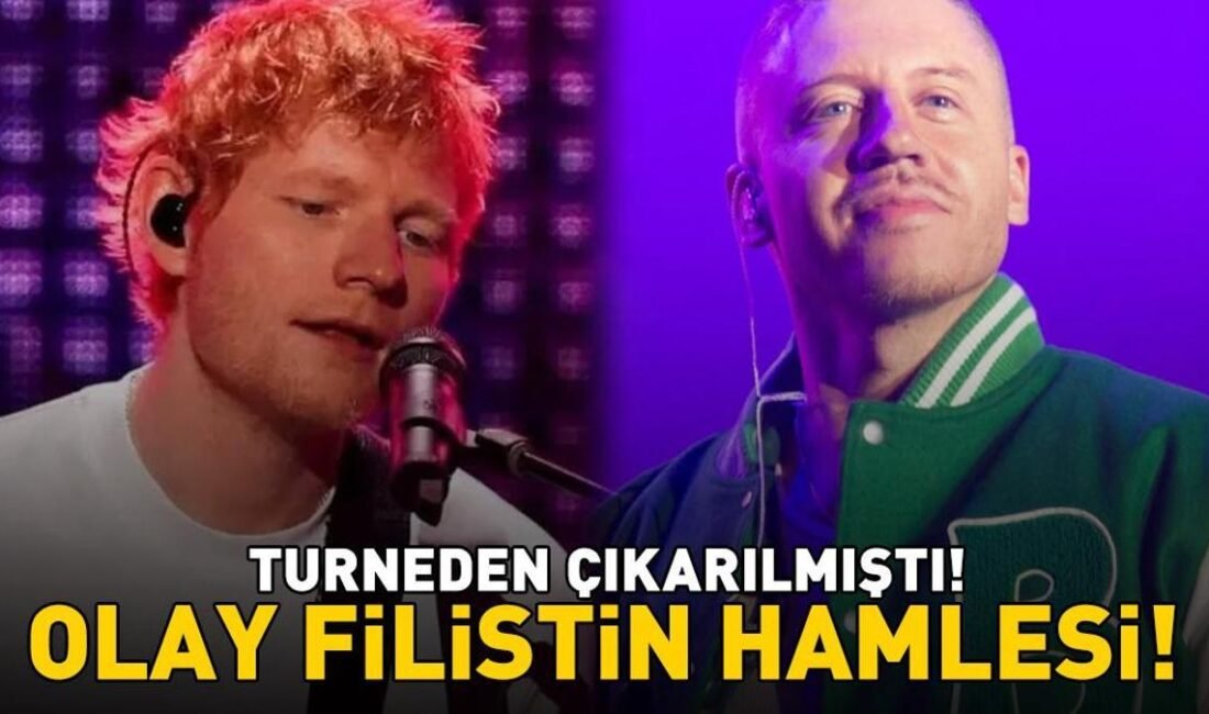 Ed Sheeran’ın turnesinden çıkarılmıştı! ABD’li rapçi Macklemore ‘Özgür Filistin Turnesi’ düzenleyecek Filistin’e destek verdiği için Ed Sheeran’ın turnesinden çıkarılan ABD’li rapçi
