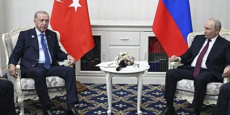 Cumhurbaşkanı Recep Tayyip Erdoğan ile Rusya Devlet Başkanı Vladimir Putin’in