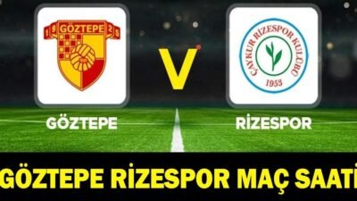 Kaynak Cnnturk.com Göztepe ile Rizespor karşı karşıya gelmeye hazırlanıyor. Trendyol