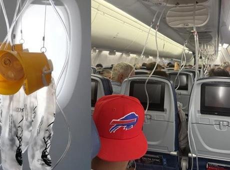 Gökyüzünde yolculuk yapan 180 kişi, bir anda kabine düşen oksijen