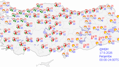 Kaynak Cnnturk.com Meteoroloji Genel Müdürlüğü’nün yayımladığı son hava durumu raporu,