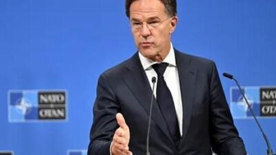 NATO Genel Sekreteri Mark Rutte, Slovenya Başbakanı Janez Jansa ile