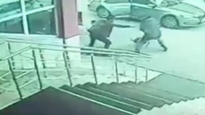 Kaynak İHA Erzurum’un Palandöken ilçesi Kaymakamı Yunus Kızılgüneş ve korumasının