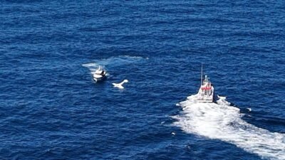Gürcistan’dan havalanan ve içerisinde 2 kişinin bulunduğu belirtilen uçak, Rize’nin