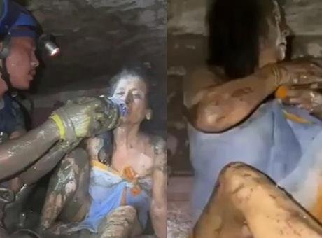 Nepal’in Çin sınırında 26 Ağustos’ta Himalayalar’dan kopan bir buzulun Bhotekoshi