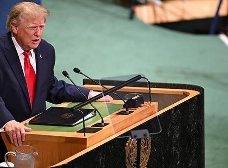 ABD Başkanı Donald Trump, New York’ta gerçekleştirilen BM 81. Genel