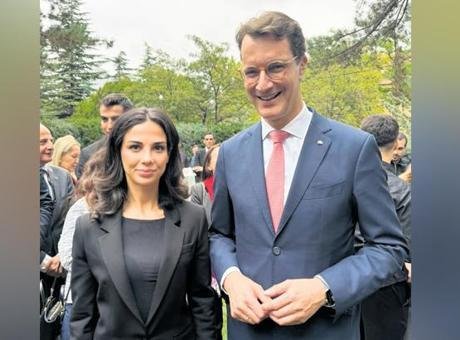 ASENA YATAĞAN – Almanya Büyükelçiliği’nde düzenlenen resepsiyona Sanayi ve Teknoloji