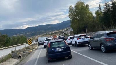 Kaynak İHA Karabük’ün Eskipazar ilçesinde bulunan Kemikli Rampaları’nda yol çalışması